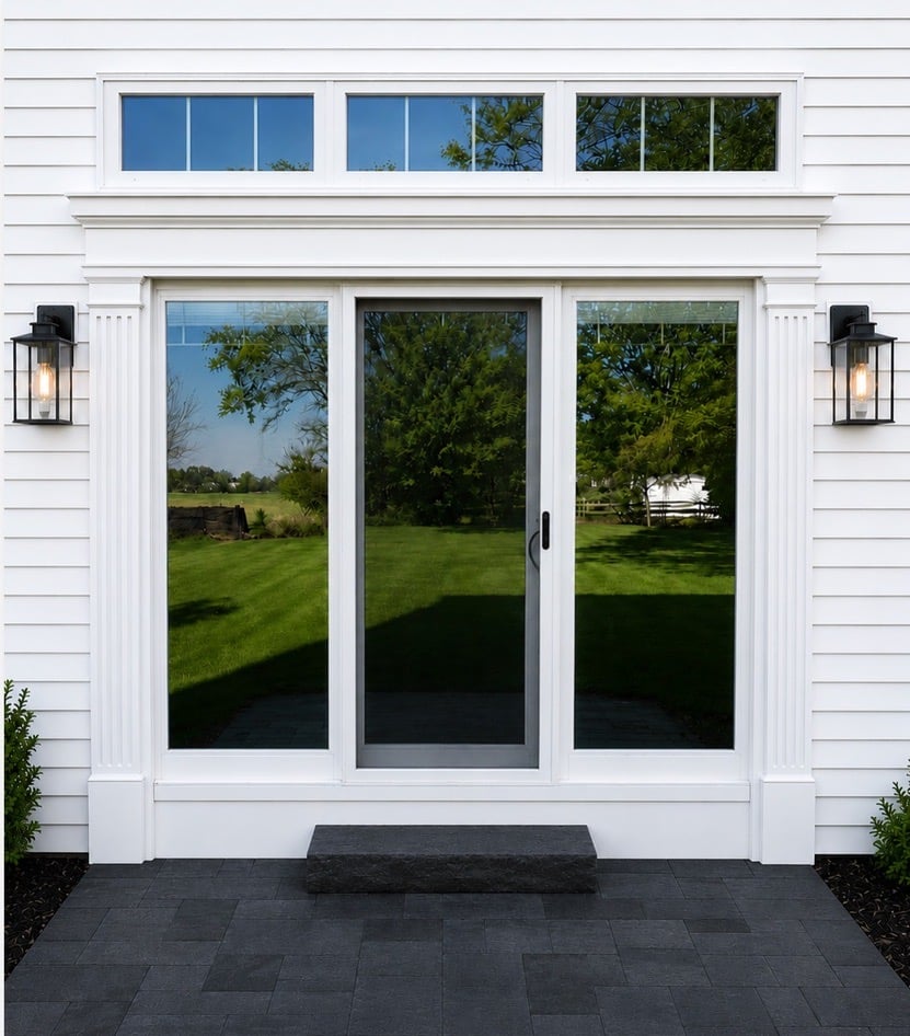 Patio door replacement, South Jersey home