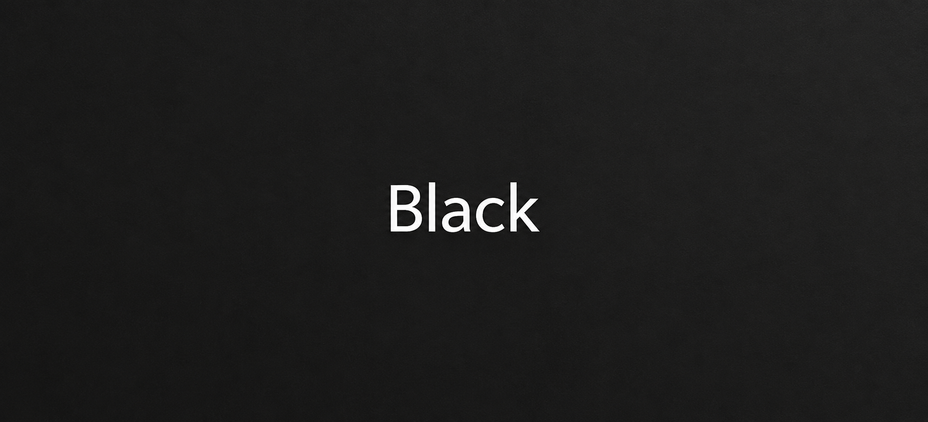 Black Lock Finish